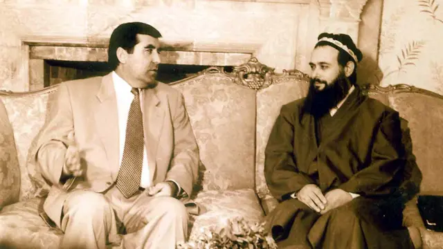 نوری و رحماناف در مشهد در فوریه سال ۱۹۹۷.