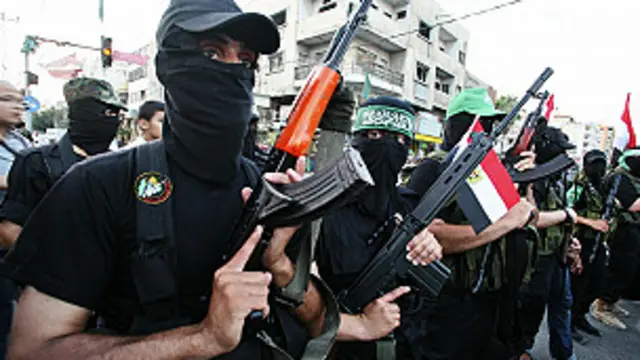 مقاتلون من حماس