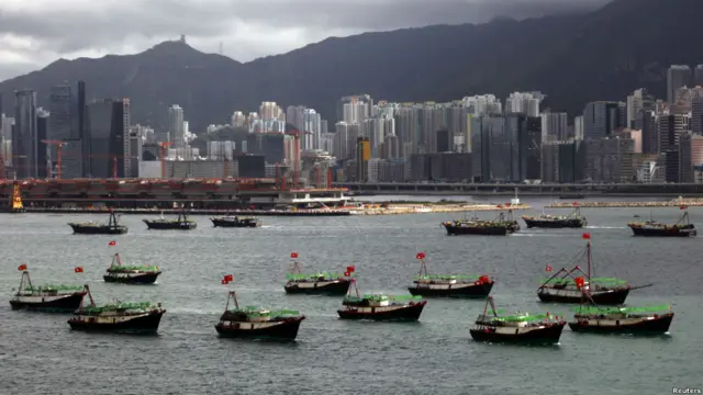 香港主权移交15周年，有庆祝活动也有抗议的声音。