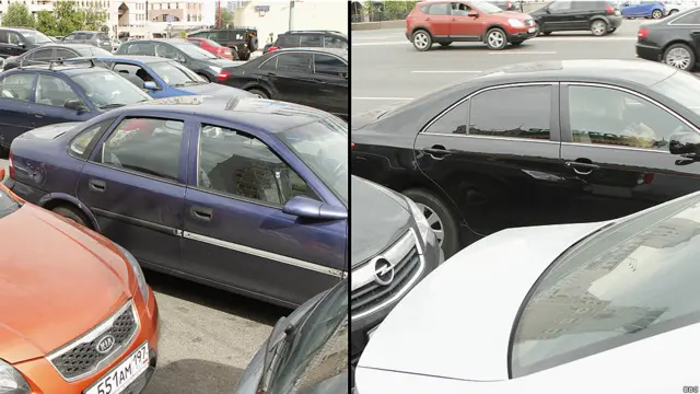 Припаркованные автомобили