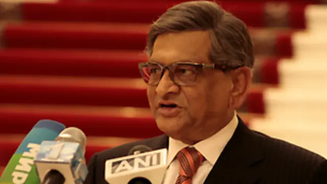 بھارت اور پاکستان کے عوام بھی دوستانہ تعلقات کی بحالی چاہتے ہیں:ایس ایم کرشنا