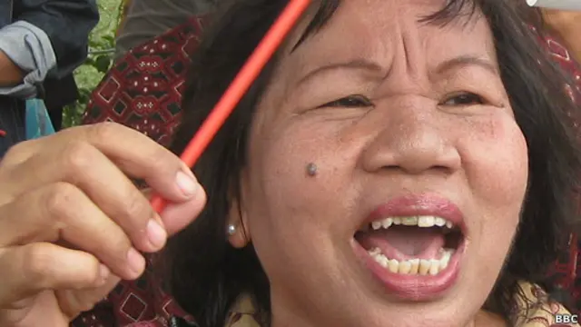 Jemaat gereja HKBP Bekasi ketika menggelar aksi di Istana Merdeka, dua tahun silam.