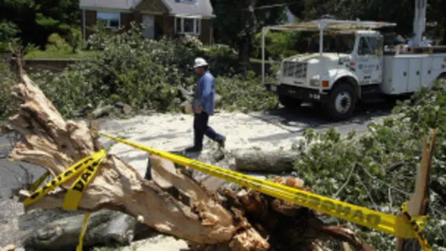 अमरीका में तूफान की तबाही