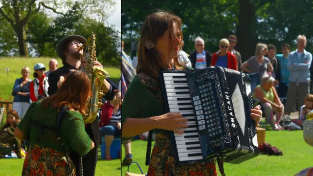 舞蹈汇演当然离不开音乐，舞蹈家们和音乐家们把最好的作品带给观众。