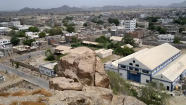 نمایی از شهر جار در یمن