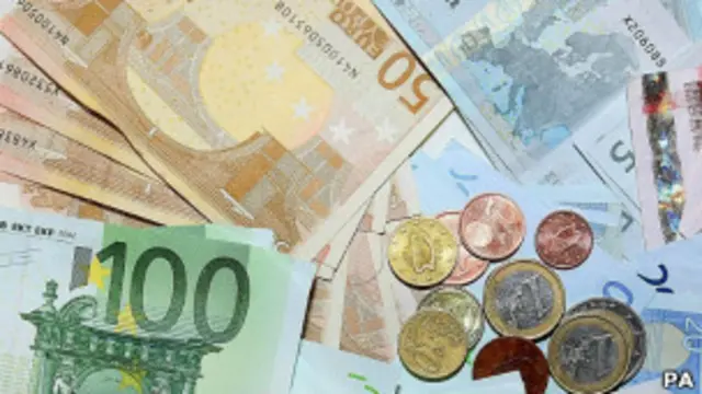 євро, валюта