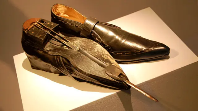 暗藏兇器的皮鞋