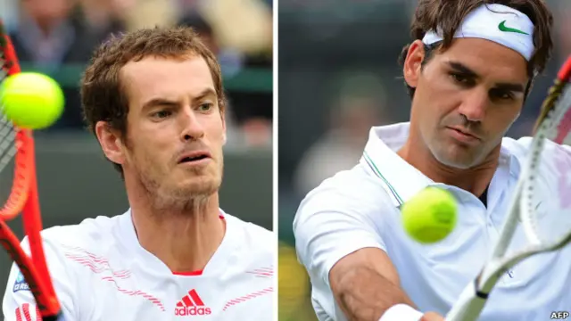 एंडी मरे और रोजर फेडरर