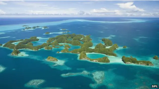 Palau, uma nação insular no Pacífico. | Foto: SPL