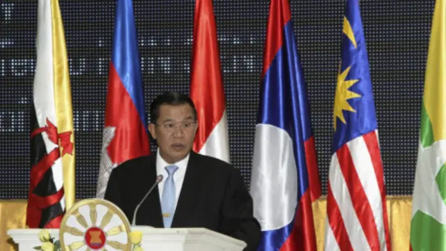 Thủ tướng Hun Sen phát biểu ở Phnom Penh 9/7/2012