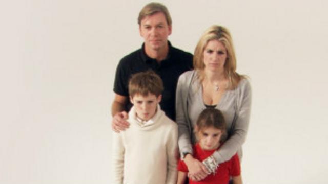 Среднестатистическая британская семья с двумя детьми