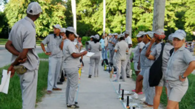 Brigadas cubanos. Foto: Raquel Pérez