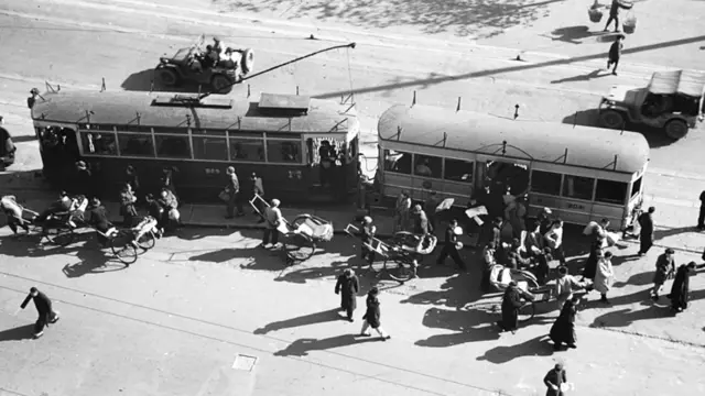 Уличнапя сценка в Шанхае