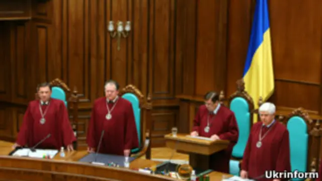 Конституционный суд Украины отменил политреформу в октябре 2010 года