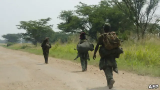 Des soldats des FARDC dans l'est de la RDC.