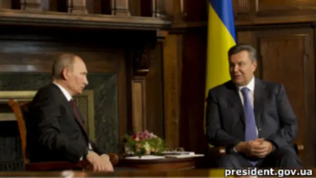 Путин и Янукович в Ливадийском дворце