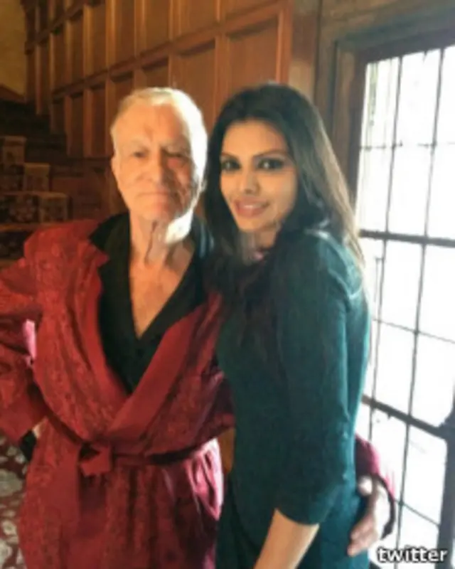 हेफनर के साथ शर्लिन