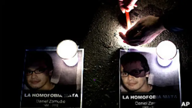 cartel recordanto a daniel zamudio, joven homosexual chileno asesinado en 2002