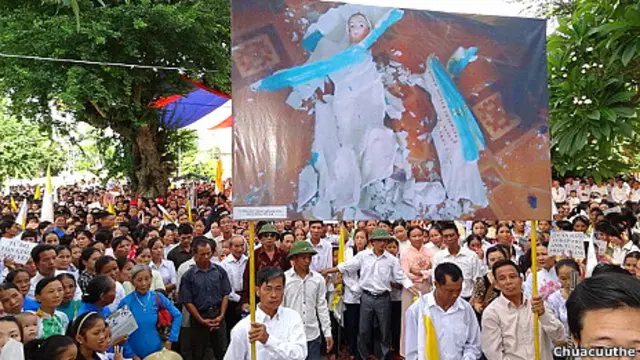 Giáo dân giáo phận Vinh hôm 15/7