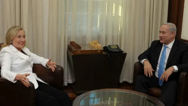 Хиллари Клинтон и Биньямин Нетаньяху