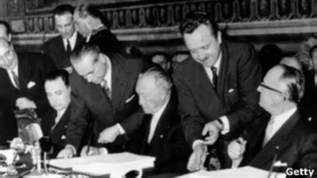 Firma del Tratado de Roma