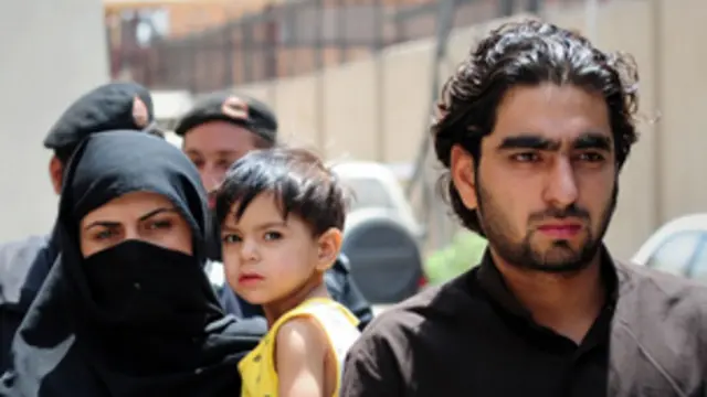 یک زوج پاکستانی و افغان در پاکستان