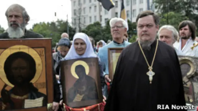 Митинг православной общественности в Москве 22 июля 2012 года