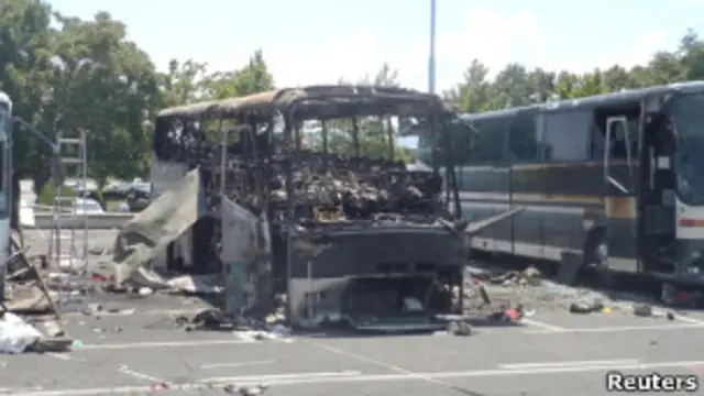 تفجير حافة في بورغاس