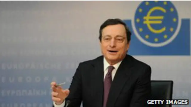 Маріо Драґі. ЄЦБ