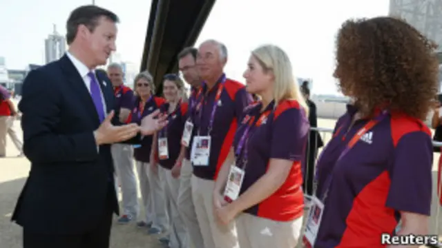 كاميرون مع الفريق الأولمبي البريطاني