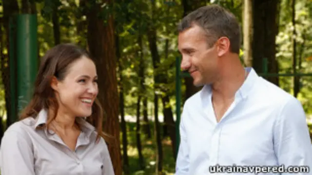 Наталья Королевская и Андрей Шевченко