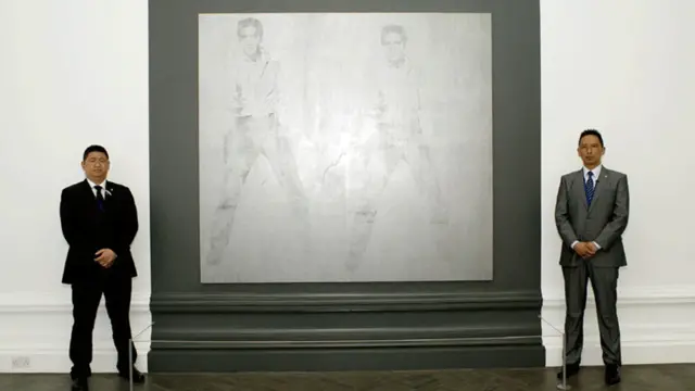 這幅依據1960年「貓王」埃爾維斯影片完成的作品最為著名。