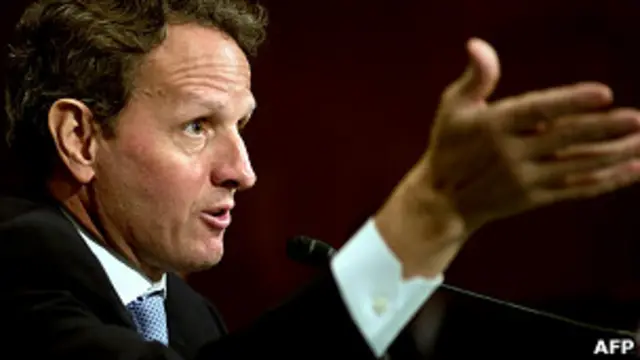 El secretario del Tesoro de EE.UU., Timothy Geithner 