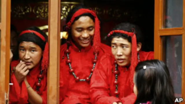 在尼泊爾的流亡藏人