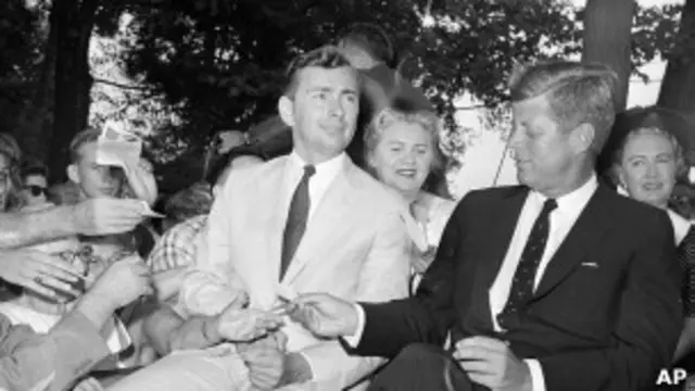 Gore Vidal con John F. Kennedy