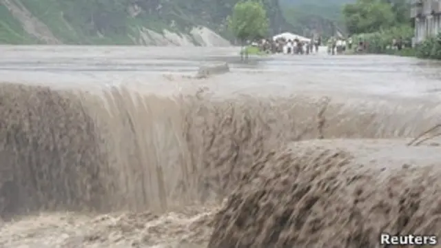 Lũ lụt tàn phá Bắc Hàn