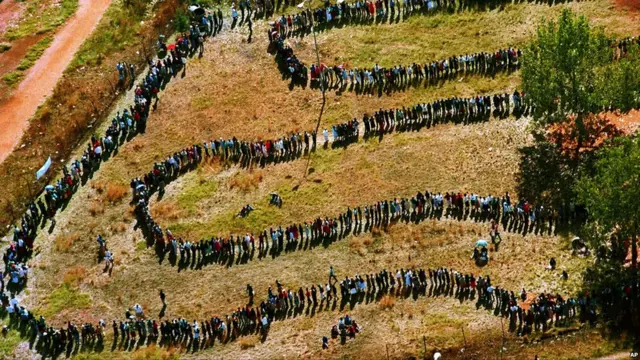 Filas para votação