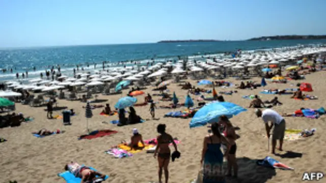 Пляж в Болгарии