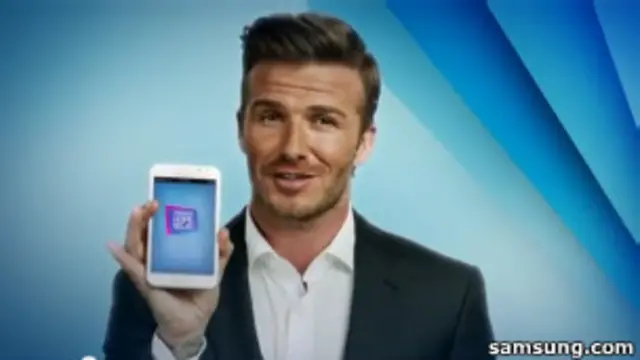 شرکت سامسونگ اپلیکیشنی رایگان با حضور دیوید بکهام ارائه داده است