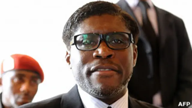 Teodorin Nguema, fils du président équato-guinéen.