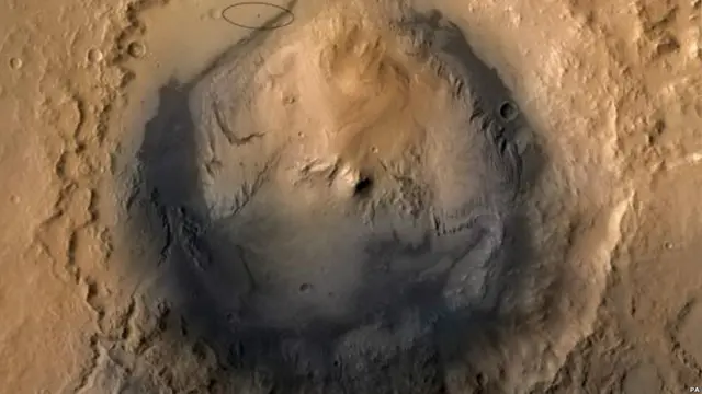 کیوروسٹی تیرہ ہزار کلومیٹر فی گھنٹہ کی رفتار سے سفر کرتے ہوئے جب مریخ کی فضا میں داخل ہوئی تو اس کی رفتار بڑھ کر اکیس ہزار کلومیٹر فی گھنٹہ ہو گئی