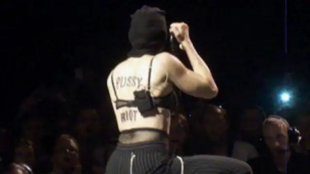 Мадонна на концерте в Москве