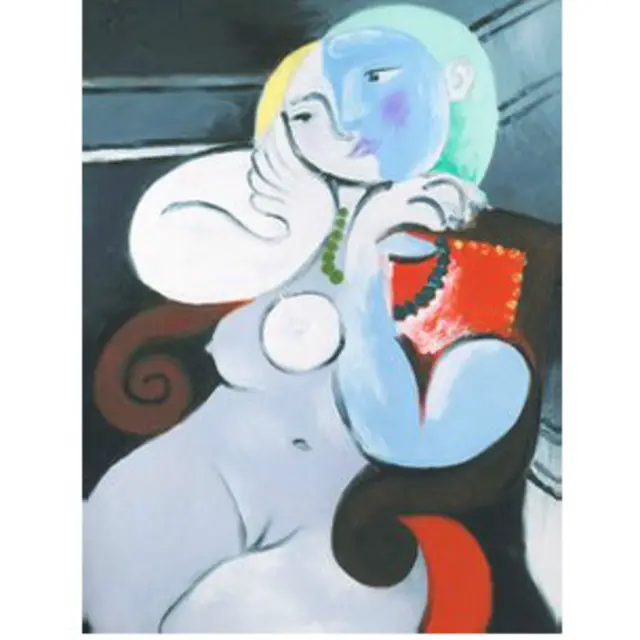 爱丁堡机场毕加索裸女画海报