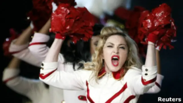 Мадонна на сцене