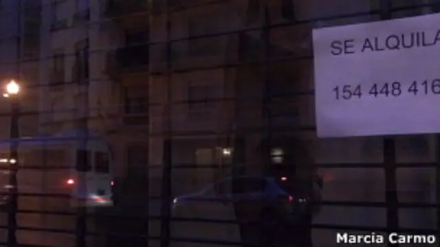 Local onde funcionava loja Escada, em Buenos Aires (Foto: Marcia Carmo)