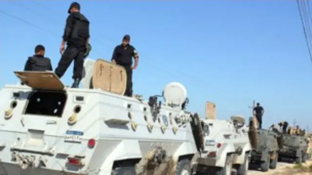 صحرائے سینا میں شدت پسندوں کے خلاف کارروائی کے لیے مصری سکیورٹی فورسز کو بھیجا گیا ہے