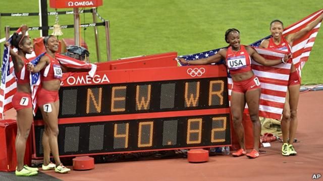 nuevo récord mundial en atletismo para Estados Unidos