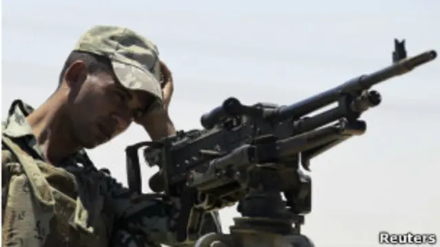 Pasukan penjaga perbatasan Mesir