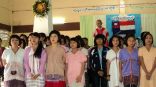 ဆယ်ကျော်သက် အရွယ် ကရင်လူငယ်တွေ ရာနဲ့ချီ ပါဝင်ကြတာကို တွေ့ရ