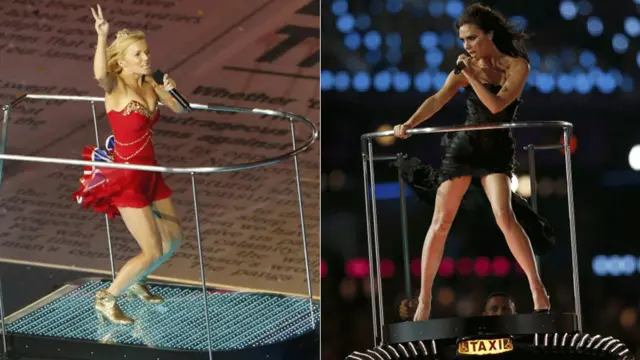 وکٹوریہ بیکھہم اور گیری ہالیویل نے اپنی گلوکاری سے شائقین کا دل موہ لیا